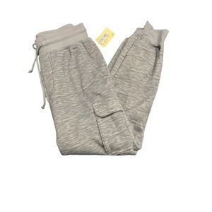 Highland  Grey Cargo Style Sweatpants  10/12 Boys Gray